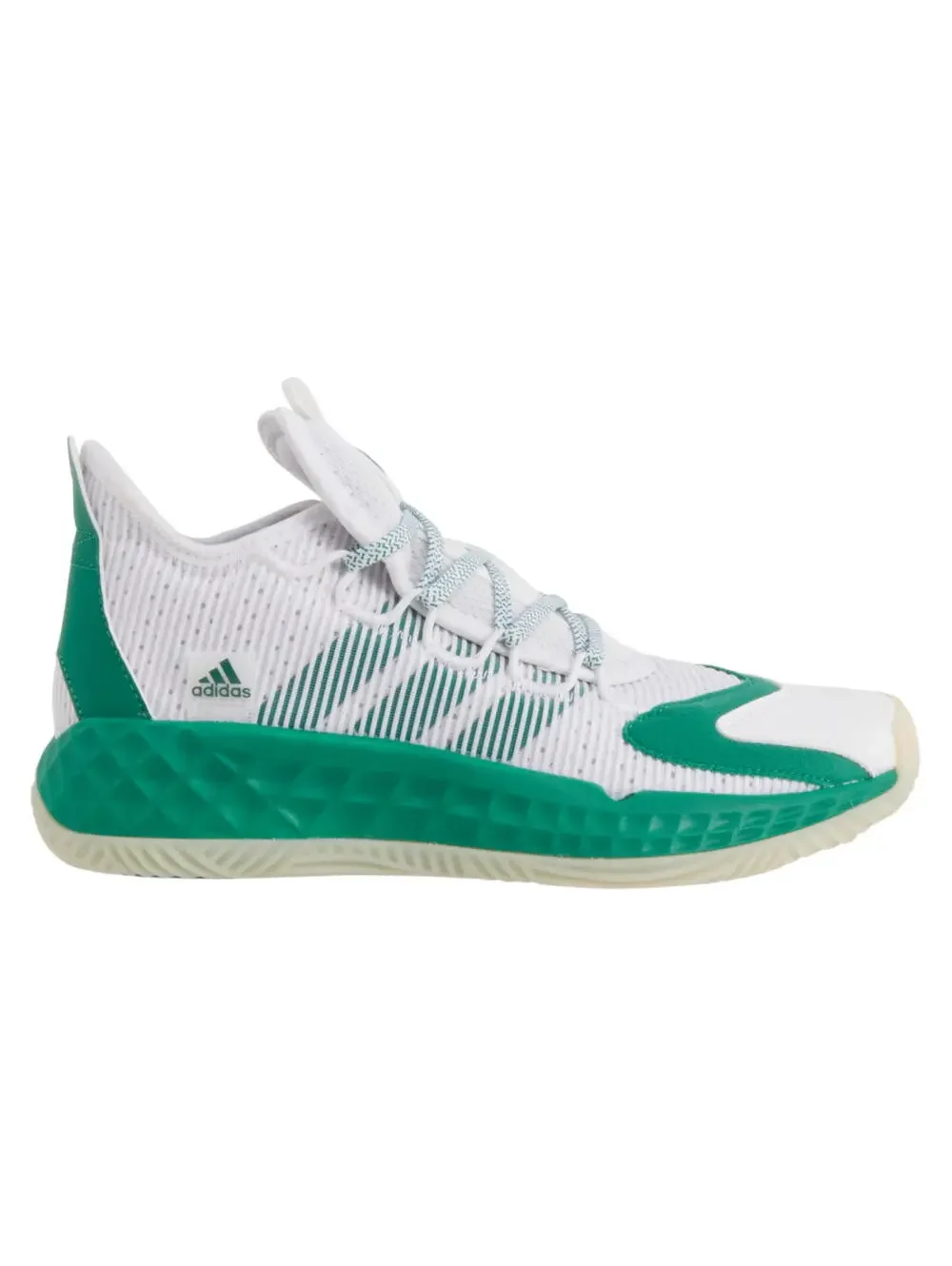 Adidas Pro Boost Low‎ Basketball Men's Shoes Color White Green Size US 18 NEW